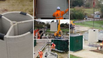 3D concrete printed components