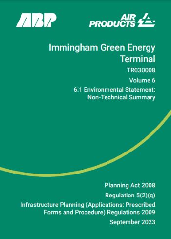 ABP NON-TECHNICAL SUMMARY DEVELOPMENT CONSENT ORDER APPLICATION TO PLANNING INSPECTORATE SEPT 23