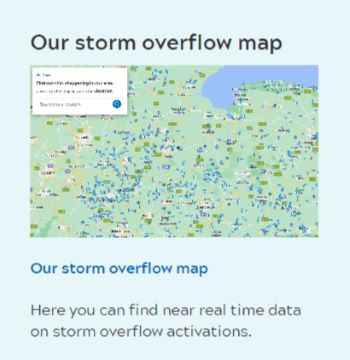 ANGLIAN WATER STORM OVERFLOW MAP