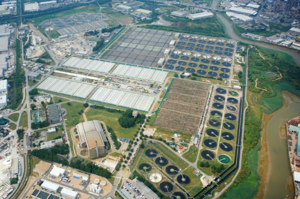Beckton STW aerial 1
