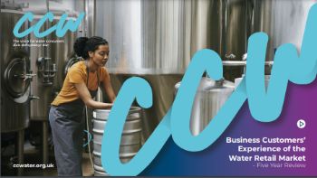 CCW 5 YEAR REVIEW OF BUSINESS WATER MARKET MARCH 23