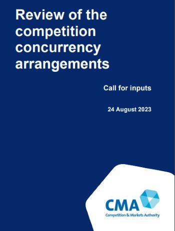 CMA REVIEW OF COMPETITION CONCURRENCY ARRANGEMENTS 1