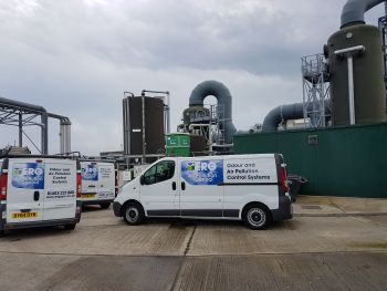 ERG Process Technologies generic odour  air pollution control vans