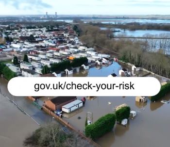 FLOODED CARAVAN SITE