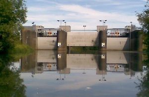 FLOOD DEFENCE SCHEME LEIGH FLOOD EXPANSION CONTROL GATES