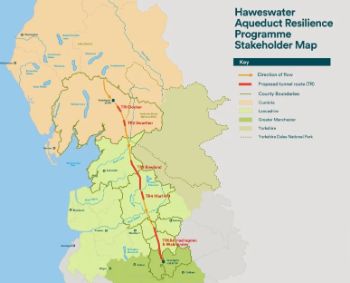 HAWESWATER AQUEDUCT RESILIENCE PROGRAMME - MAP