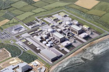 HINKLEY POINT C NUCLEAR POWER STATION AERIAL VIEW 1