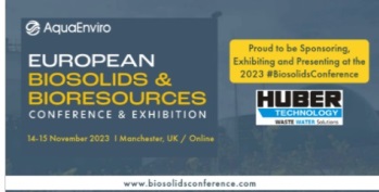 HUBER TECHNOLOGY - BIOSOLIDS CONFERENCE NOV 23