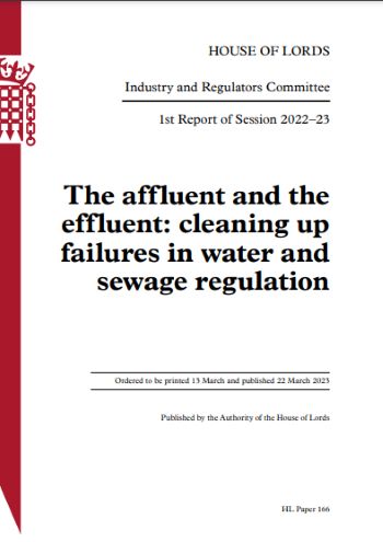INDUSTRY  REGULATORS COMMITTEE OFWAT REPORT MARCH 2023