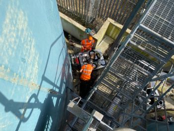 Jack Foster and Kieran Hilton from Landia installing AirJet for FLI CAP. 1