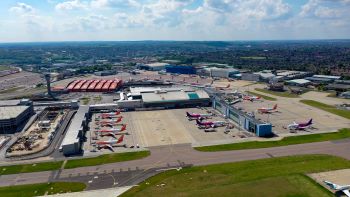 Luton Airport -Aerial view