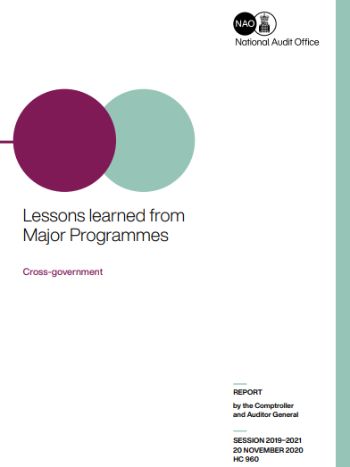 NAO MAJOR PROGRAMMES REPORT