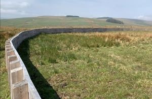 NATURAL FLOOD MANAGEMENT WEARDALE 300 Timber fence barrier 4