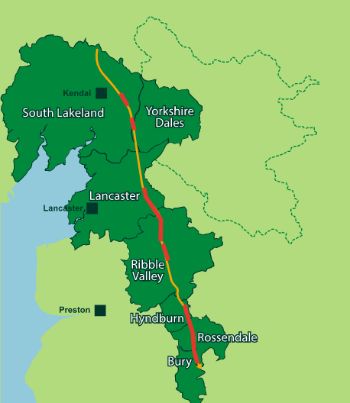 HAWESWATER AQUADUCT - PIPELINE SECTIONS TO BE REPLACED