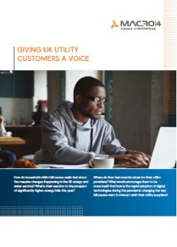 MACRO 4 UTILITY CUSTOMER STUDY