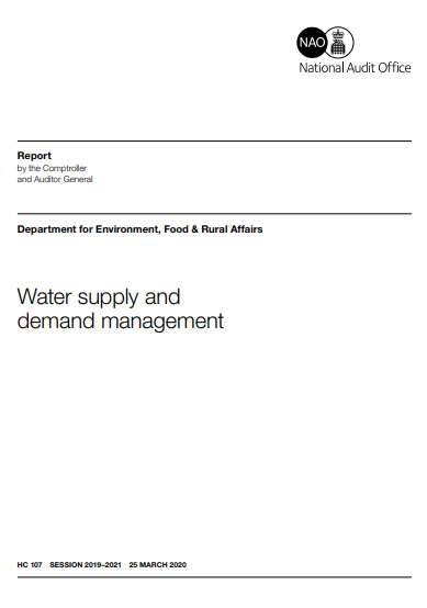 NAO REPORT MARCH 20 Water-supply-and-demand-management COVER