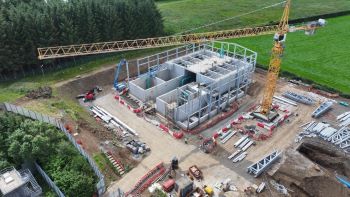 NI WATER Ballinrees WTW aerial view