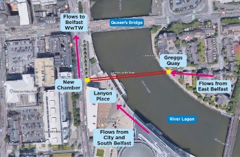 NI WATER queens bridge phase 2 map 1