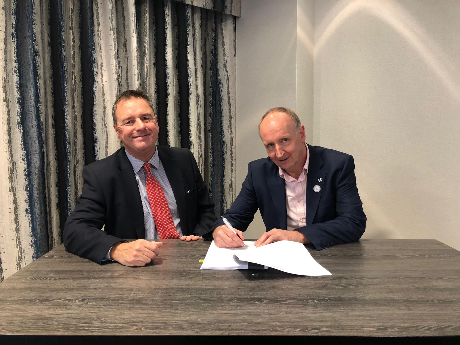 NMNC John Homer David Owen signing