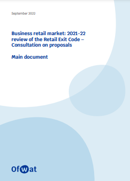 OFWAT BUSINESS RETAIL CONSULTATION SEPT2022