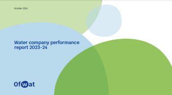 OFWAT WATER COMPANY PERFORMANCE REPORT 7 OCT 2024