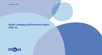 OFWAT WATER COMPANY PERFORMANCE REPORT DECEMBER 22