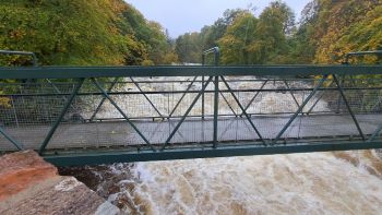 RIVER DEE HIGH FLOW - Storm Babet