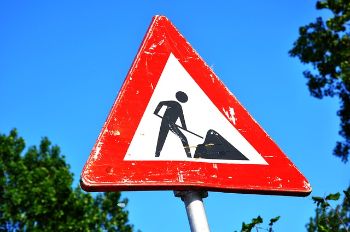 ROADWORKS SIGN 1