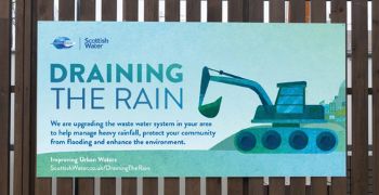 SCOTTISH WATER DRAINING THE RAIN