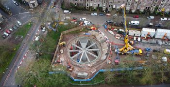 SCOTTISH WATER  STORM TANK DURING CONSTRUCTION