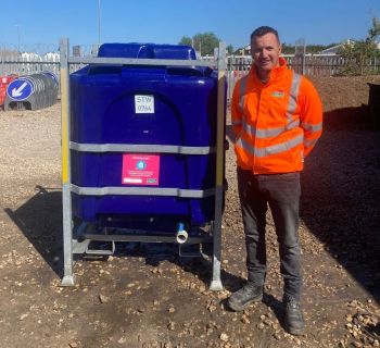 SEVERN TRENT WATER Kevin Hatch and bowser