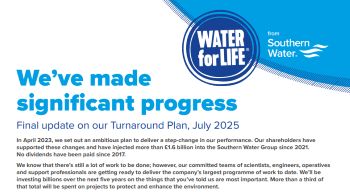 SOUTHERN WATER TURNAROUND PLAN FINAL UPDATE JULY 2025