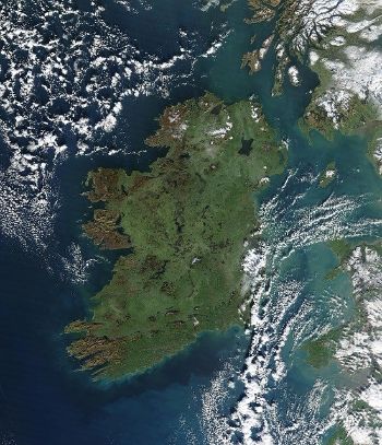 Satellite image ireland 1