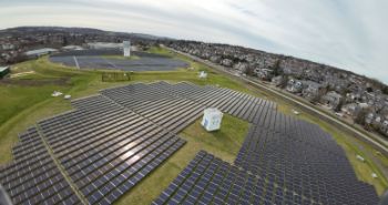 Scottish Water Mannofield WTW -  solar panels