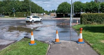 Scottish Water sewer burst