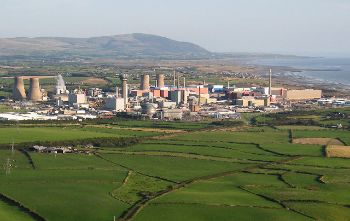 Sellafield Cumbria - aerial view 1