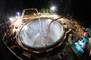 Severn Trent - Installation of a storage tank in Stroud