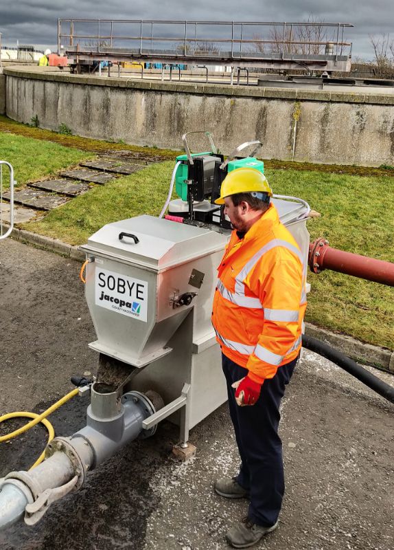 Sobye at Scottish Water test facility  1