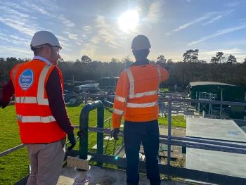THAMES WATER ASCOT STW SITE VISIT Peter Swallow MP  Dale Vokings