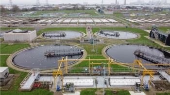 THAMES WATER BEDDINGTON STW AERIAL VIEW