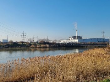 THAMES WATER VIEW OF BECKTON SEWAGE TREATMENT WORKS 1