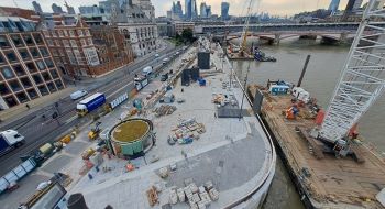 TIDEWAY BLACKFRIARS COFFERDAM FINAL REMOVAL