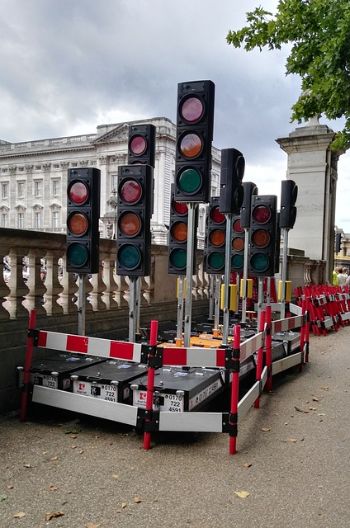 TRAFFIC LIGHTS STORAGE LONDON 1