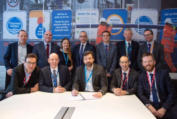 Thames Water Leakage detection contract signing 1