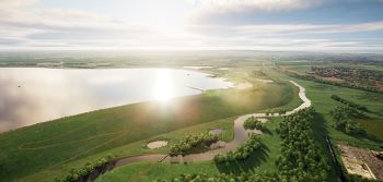 Thames  Water -artists impression of Abingdon Reservoir