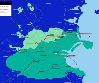 UISCE EIREANN Map of GDD project