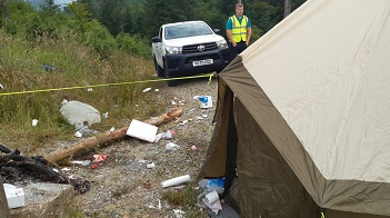 UNITED UTILITIES ESTATES DAMAGE BY CAMPERS