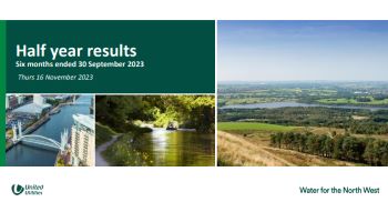 UNITED UTILITIES HALF YEAR RESULTS 6 MONTHS ENDED 30 SEPT 2023