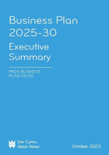 WELSH WATER AMP8 BUSINESS PLAN EXEC SUMMARY COVER