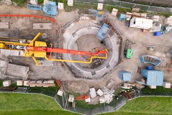 WESSEX WATER River Avon Project underground storage tank 